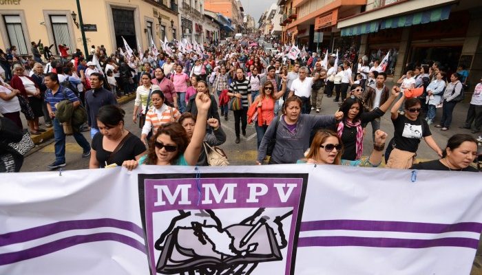 Marcha del Movimiento Magisterial Popular Veracruzano