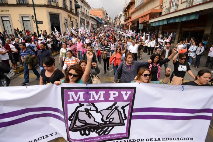 Marcha del Movimiento Magisterial Popular Veracruzano
