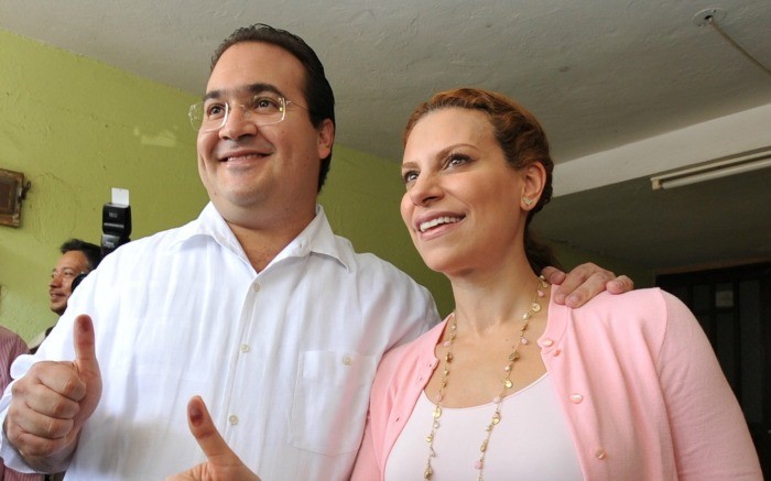 Javier Duarte y Karime Macías