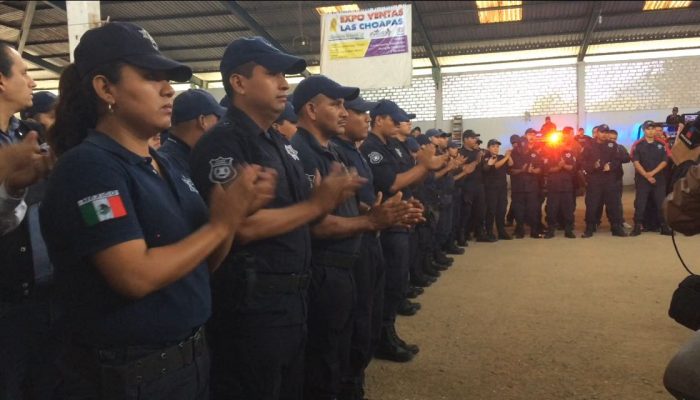 Velan a los policías ejecutados en Las Choapas