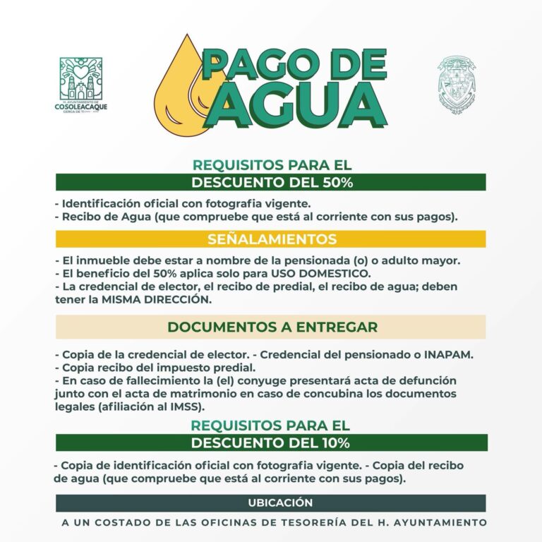 AGUA DESCUENTO