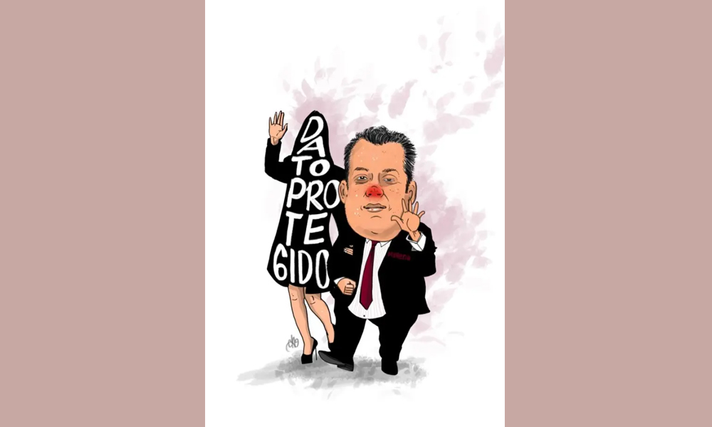 DATO PROTEGIDO CARICATURA 2