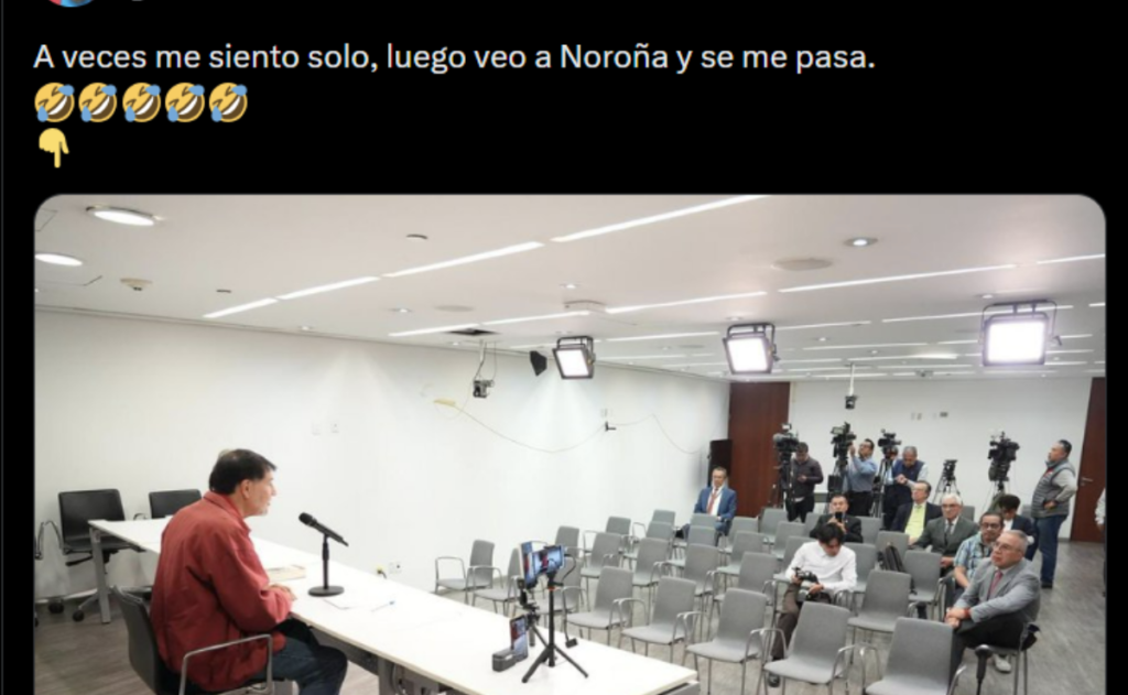NOROÑA SIN REPORTEROS
