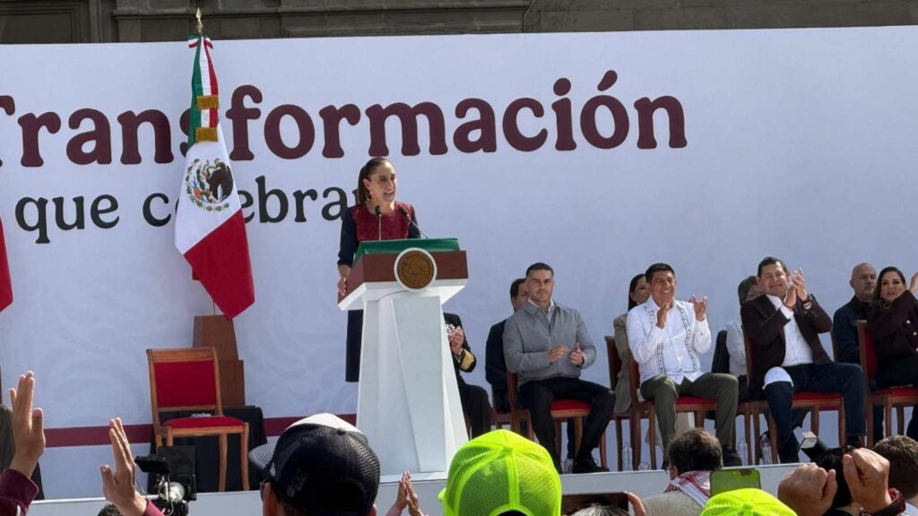 SHEINBAUM ZOCALO 6 DIC