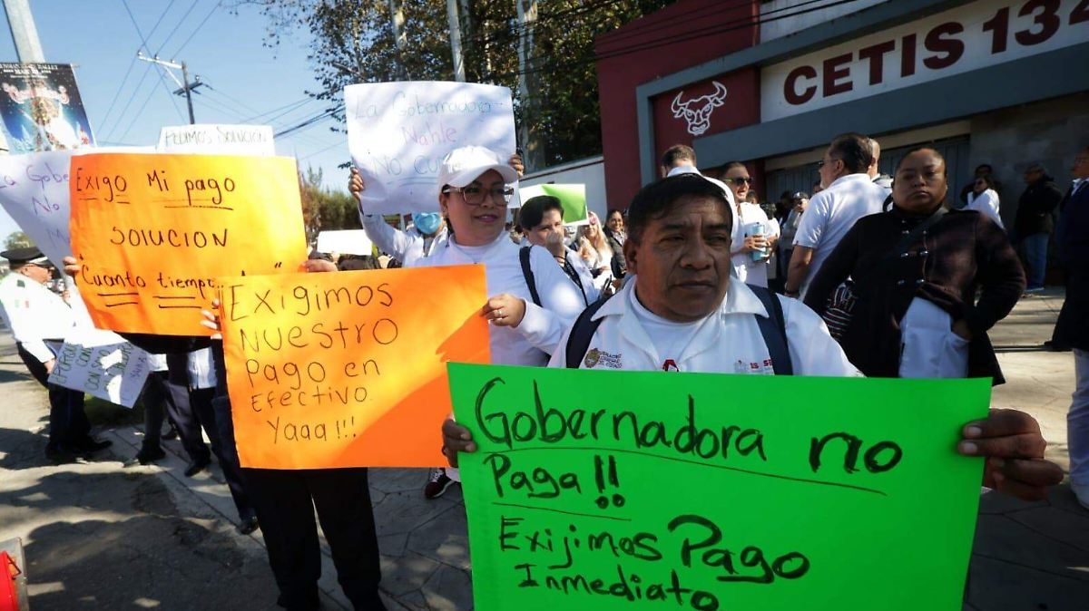 PROTESTA SECTOR SALUD XALAPA