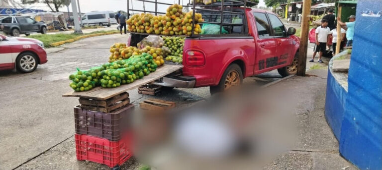VENDEDOR LIMONES ASESINADO COATZA